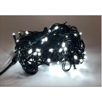 100 Leds Brancos Fio verde