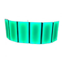 Cabine de DJ 100X50 Preto