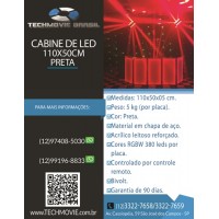 Cabine de DJ 110X50 Preto