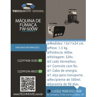 Maquina de Fumaça de Led rgb 700W