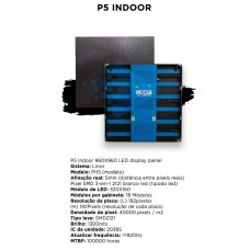 Painel de LED P5 Indoor  (Sob consulta)