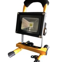 Refletor Led 10w Branco Recarregavel